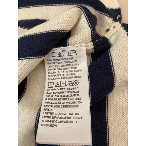 Quacker Factory Nautical Striped Knit Tunics Red & Navy Anchor Design XXS - Picture 4 of 10